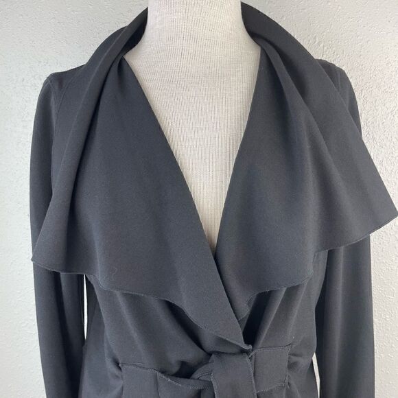 Luciano Dante Black Cardigan Style Top Size 14 EUC - Picture 2 of 5
